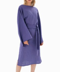 Azure Linen Dress NB32