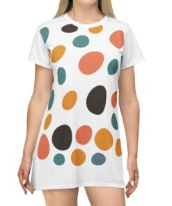 Colorful Polka Dot Mini Dress NB27