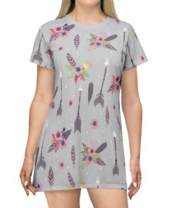 Floral Arrow Mini Dress NB29