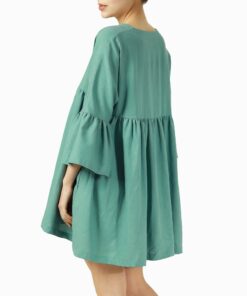 Oversized Mini Linen Dress NB16