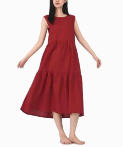 Red Midi Dress NB24